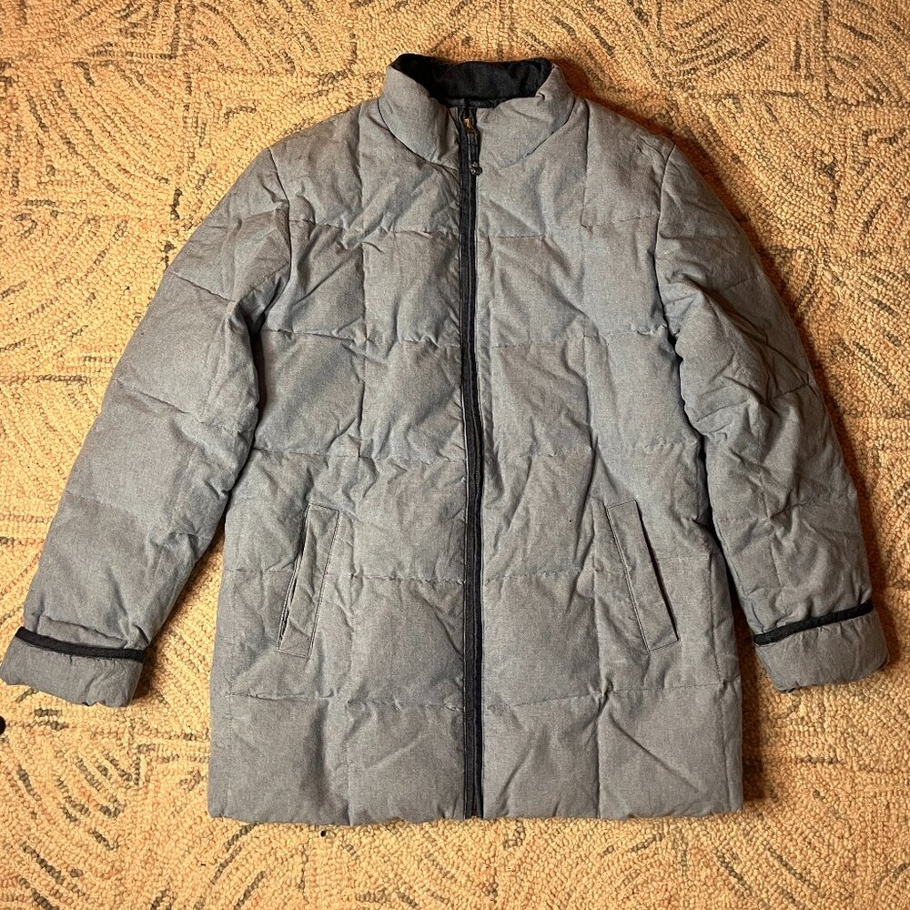 Liz Clairborne Denim Down Feather Coat